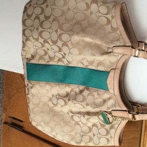 Coach Hand bag Real with number